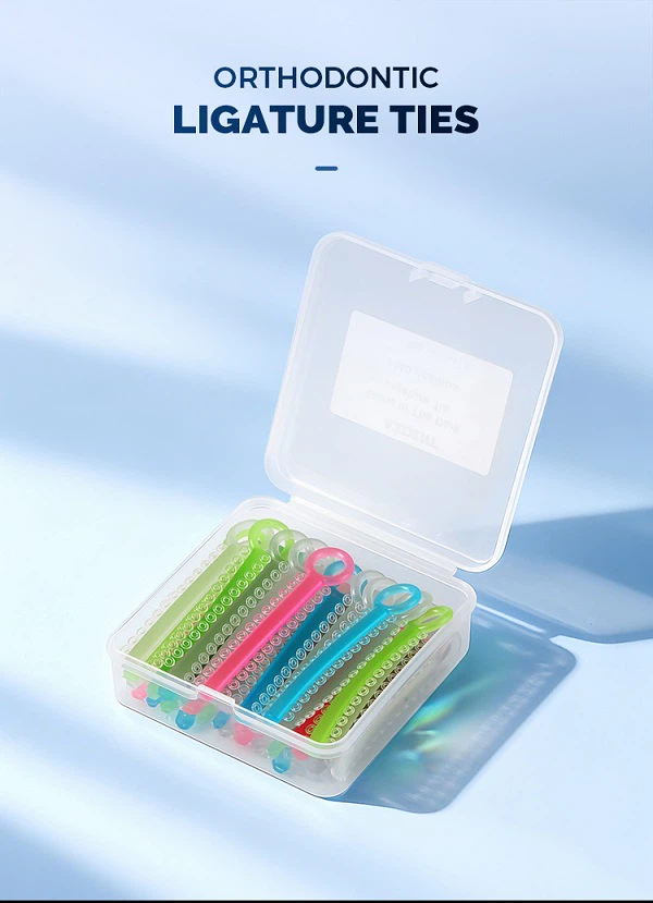 Orthodontic ligature ties 1