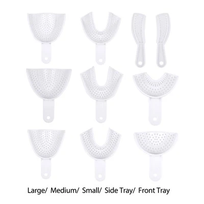 ¿Cuáles son las diferencias entre cubetas de impresión de plástico y metálicas?